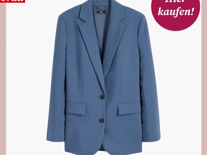 Zu sehen ist die Shoppingvorlage von BdF, in welcher ein Blazer von C&A präsentiert wird | © C&A