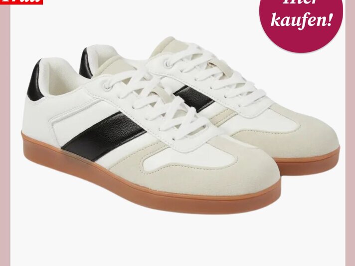 Zu sehen ist die Shoppingvorlage von BdF, in welcher Sneaker von C&A präsentiert werden. | © C&A