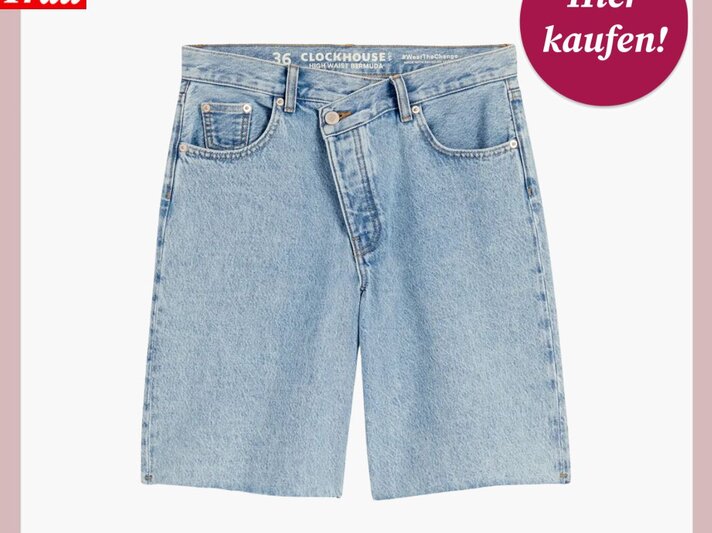 Zu sehen ist die SHoppingvorlage von BdF, in welcher eine long Shorts von C&A präsentiert wird | © C&A