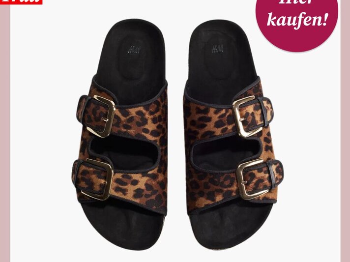 Zu sehen ist die Shoppingvorlage von BdF, in welcher Sandalen von H&M präsentiert werden. | © H&M