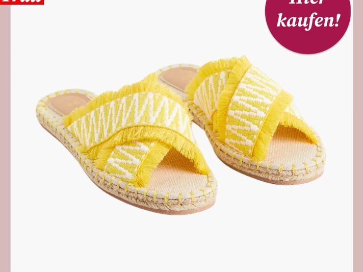 Zu sehen ist die Shoppingvorlage von BdF, in welcher Schuhe von H&M präsentiert werden. | © H&M
