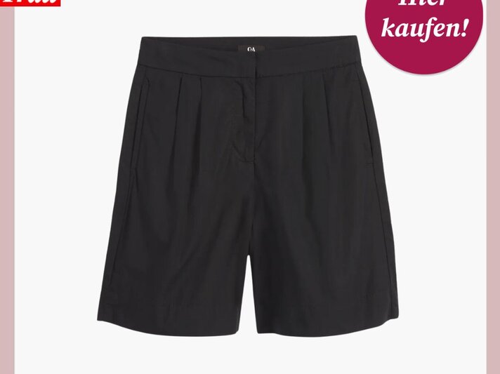 Zu sehen ist die Shoppingvorlage von BdF, in welcher eine Long Shorts von C&A  präsentiert wird. | © C&A