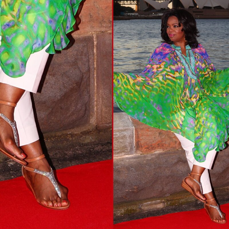 Hallux valgus Oprah Winfrey | © Don Arnold/WireImage (Collage BdF Digital)