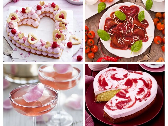 Collage Valentinstag Rezepte | © [M] EAT CLUB/Stockfood/GettyImages