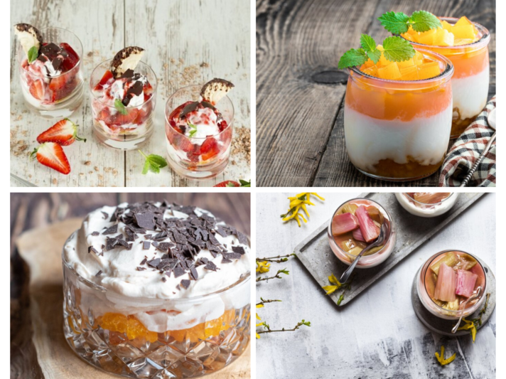 Collage mehrerer Desserts im Glas | © [M] Getty Images