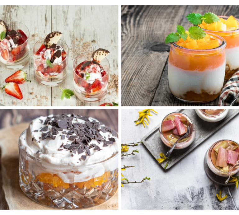 Collage mehrerer Desserts im Glas | © [M] Getty Images