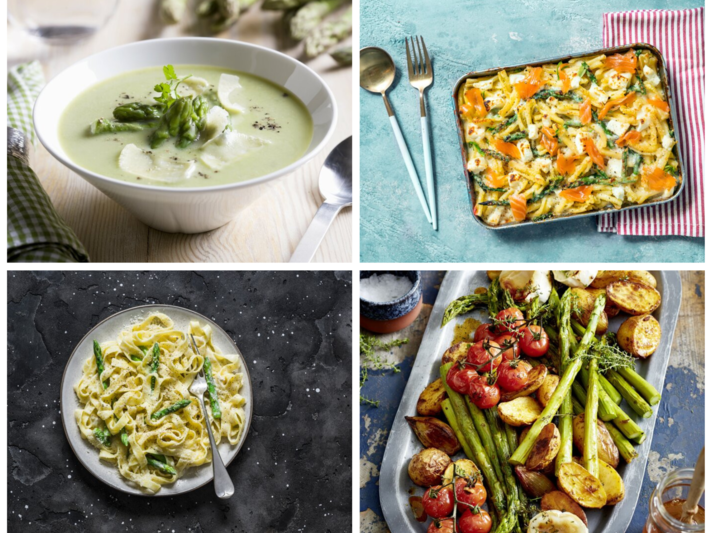 Collage aus mehreren Gerichten mit grünem Spargel | © [M]  StockFood/Getty Images/ EAT CLUB
