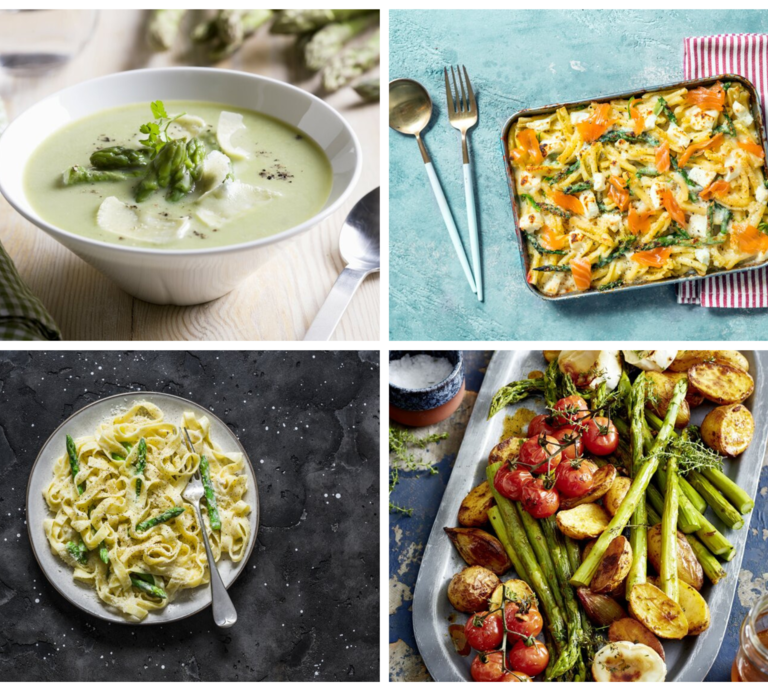 Collage aus mehreren Gerichten mit grünem Spargel | © [M]  StockFood/Getty Images/ EAT CLUB
