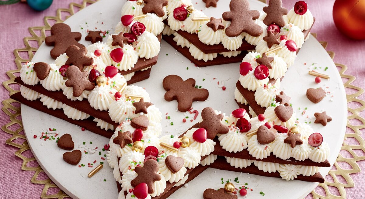 Lebkuchenstern-Torte: Sterne zum Naschen